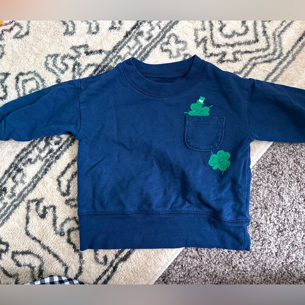 Carter's Baby boys Shamrock Sweater 12m